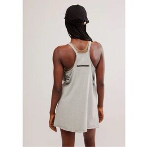 FREE PEOPLE Movement HOT SHOT MINI DRESS Black SMALL Shorts Romper size medium